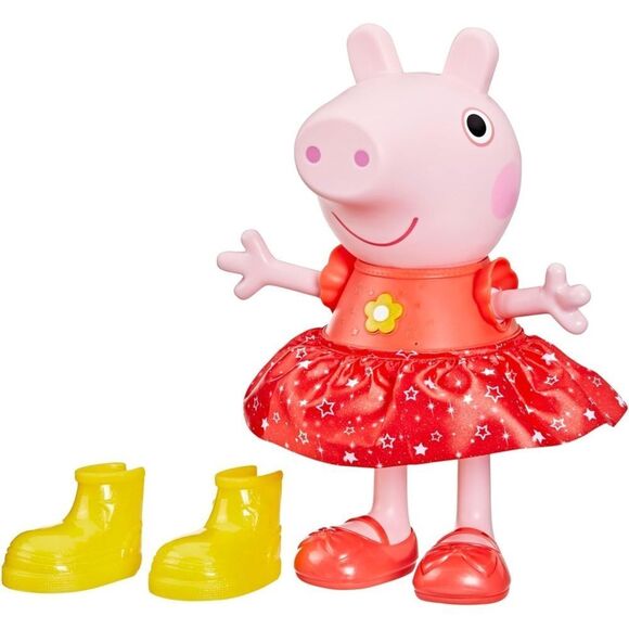 Peppa Pig Peppa’s Muddy Muddles Party Singing & Dancing Red Dress Toy - Picture 1 of 7
